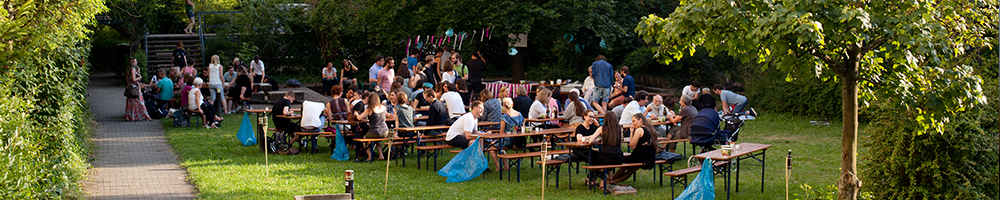 Blick aufs Sommerfest