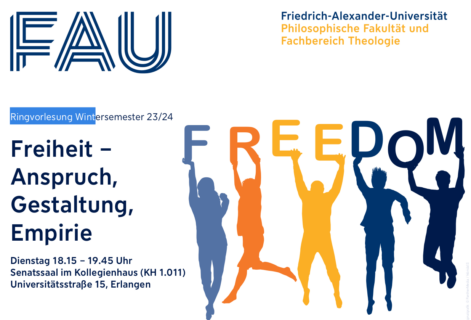 Zum Artikel "Ringvorlesung „Freiheit – Anspruch, Gestaltung, Empirie“  im WiSe 23/24"